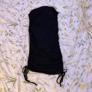 ROMWE black strapless dress never been worn